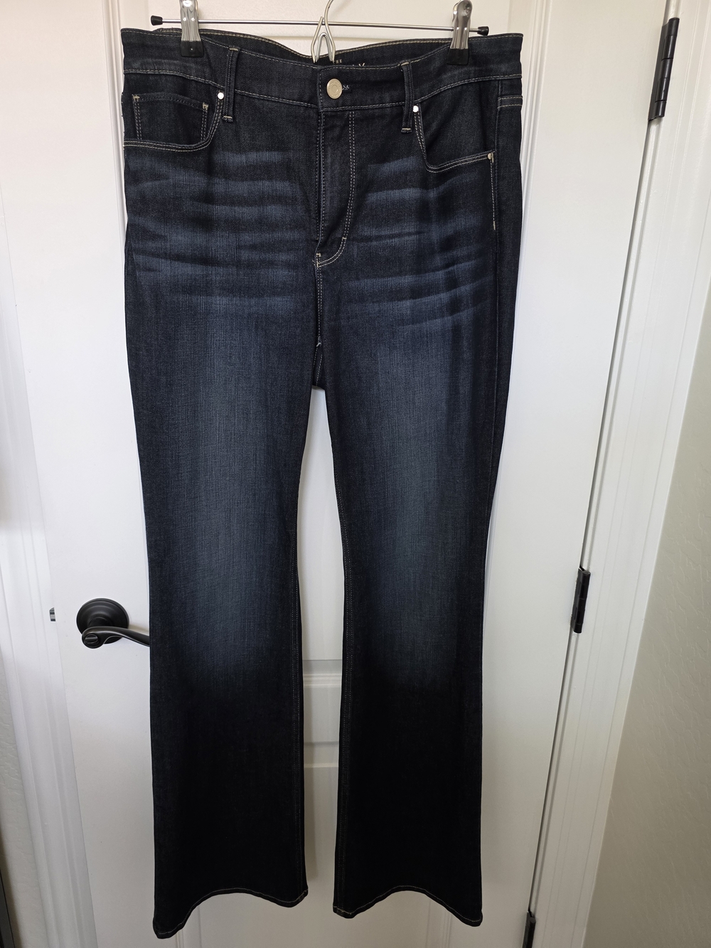 WHBM High-Rise Skinny Flair Jeans